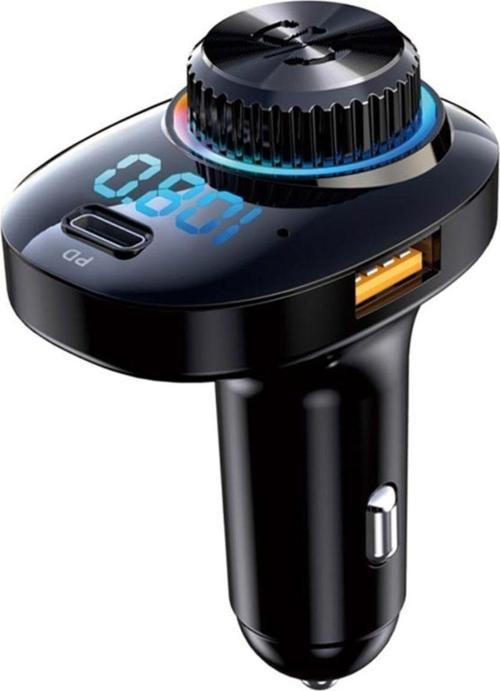 Bluetooth 5.0 Wireless 22.5W Car Fm Transmitter Mp3 Player Radio Usb-C Charger