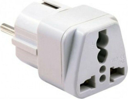 Türkiye Elektrik Priz Ucu Amerikan Ingiliz Fiş Çevirici Beyaz Jak