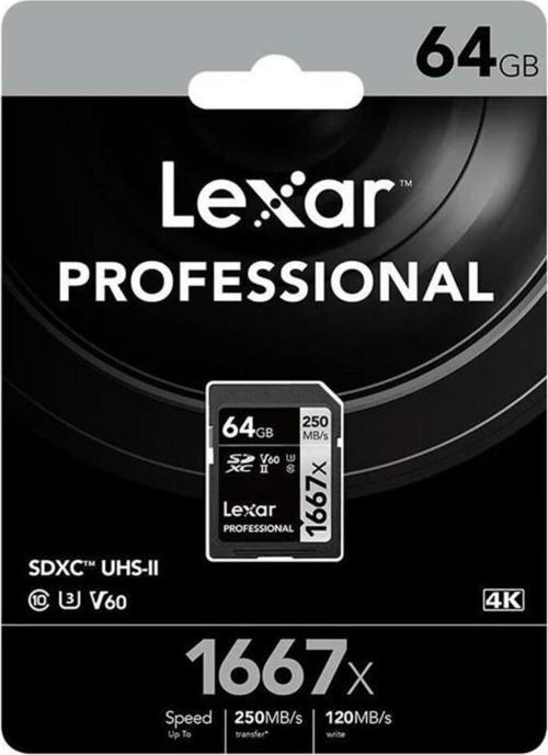 Professional 64Gb 250Mb/S Sdxc Hafıza Kartı