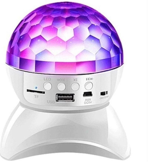 Dönen Işıklı Disko Topu Mp3 Usb Çalar Hoparlör