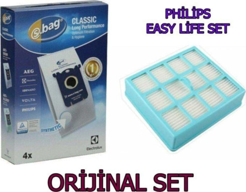 Fc 8135 Easy Life Orijinal Toz Torbası + Hepa Filtre Set