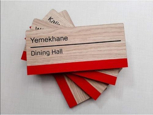 Dekoratif Ahşap Kapı Tabelası - Kapı Isimliği - Pazarlama