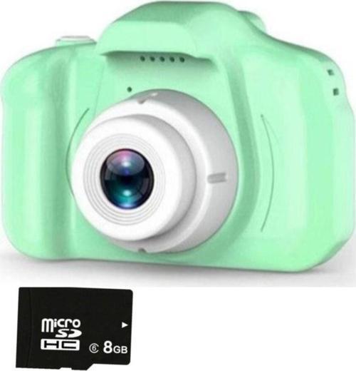 Mini 1080P Çocuklar Için Dijital Fotoğraf Makinesi-Oyun,Video,Filtre-Son Versiyon 8 Gb Sd Kart