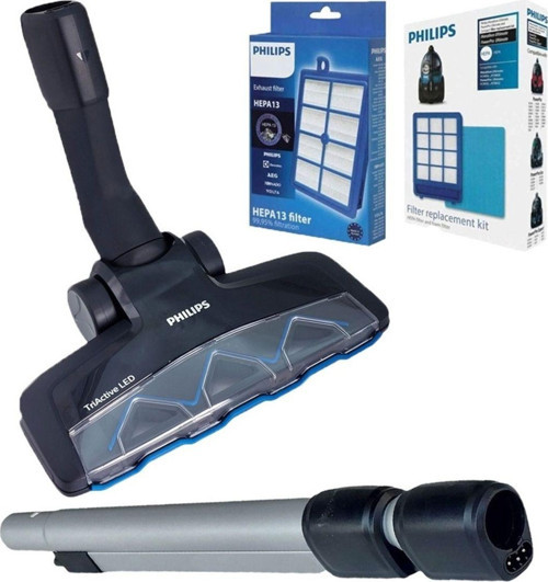 Philips Uyumlu Xb 9185 Marathon Ultimate Süpürge Led Emici Başlık Boru Ve Filtre Seti