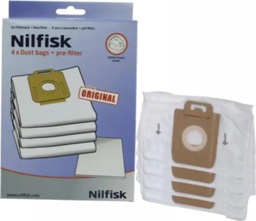 Power Allergy Toz Torbası 4 Adet+ Mikro Filtre Nilfiks Power Allergy Toz
