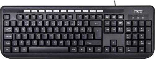 Ik-254Qu Q / Usb Multımedıa Black Laser Prınt Technology Keyboard "Soft Touch"