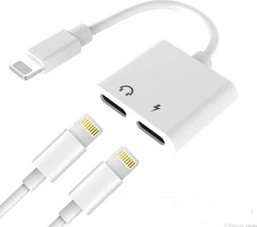 Iphone Uyumlu Lightning 2İn1 Şarj Kulaklık Dönüştürücü Jack Adaptör