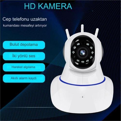 Full Hd 1080P Harekete Duyarlı Gece Görüşlü Kablosuz Sesli Hırsız Bakıcı Denetim Akıllı Ip Kamera