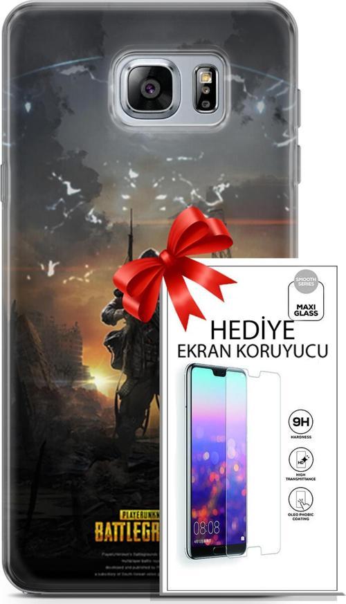 Samsung Galaxy Note 5 Kılıf Orijinal Seri Pubg 23 Playerunknown'S Telefon Kabı Ve Ekran Koruyucu