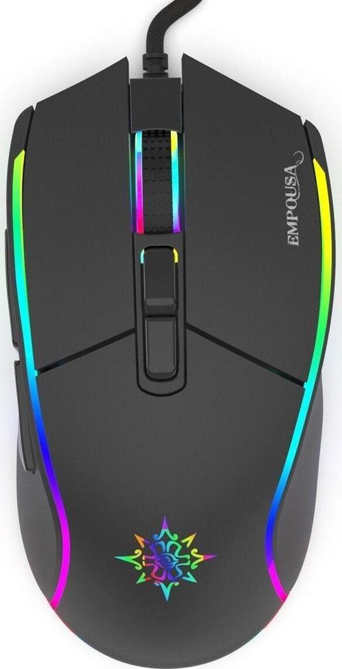 Img-343 Rgb 6 Led 6400Dpı 7D Macro Keys Professional Gamıng Mouse