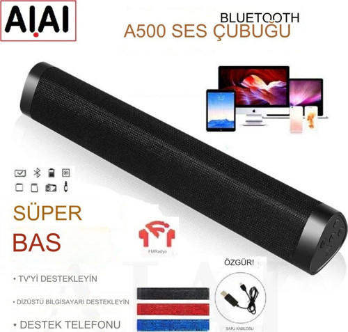 Taşınabilir Kablosuz İç Ve Dış Mekan İçin Bluetooth Hoparlör Süper Bas Ev Sineması Ses Sütunu Tv Pc