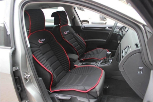 Skoda Fabia Bumerang Minder 2 Li Set Ön Takım Siyah Kırmızı Şeritli 2008