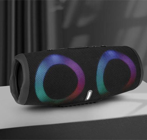 Charge 5 Taşınabilir Bluetooth Kablosuz Hoparlör Rgb Işıklı Süper Bass Usb+Sd Destekli