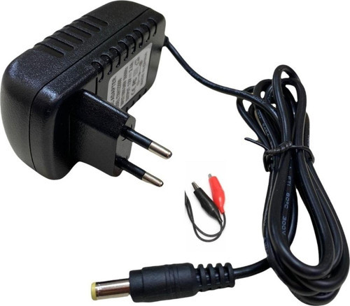 6V Kuru Akü Şarj Adaptörü Maşalı 6V2A 6V5A 6V7A 6V12A Şarj Edebilme Özelliği Pil Batarya Şarz