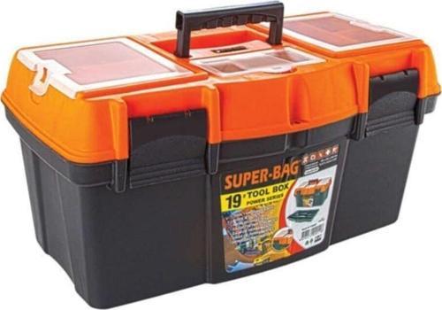 Malzeme Çantası Plastik Takım Çantası Organizerli Super Bag 19 Inç Power