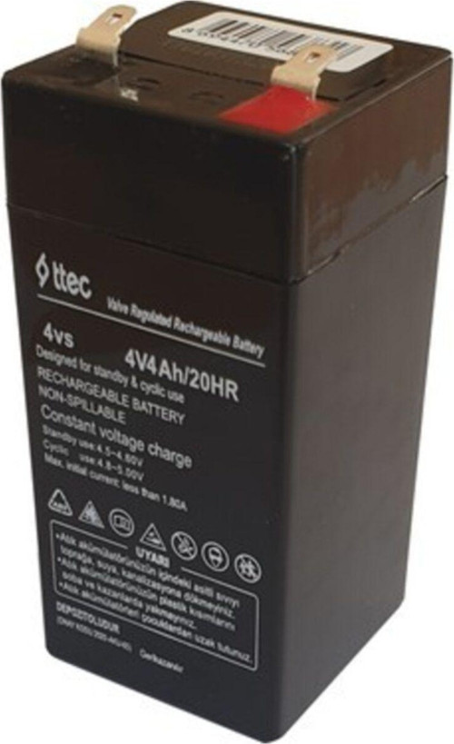 Ttec 4V 4Ah Bakımsız Kuru Akü