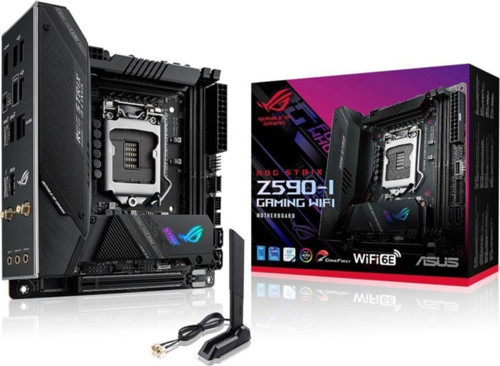 Rog Strıx Z590-I Gamıng Wıfı Intel Z590 Lga1200 Ddr4 5000