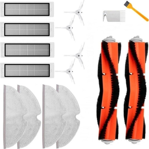 S50/S55 (Roborock S50/S55) Uyumlu Clean More Platinum Set 7 (16 Parça Beyaz Set)