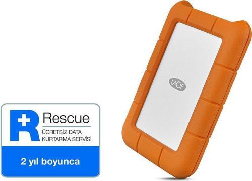 2Tb Lacıe 2.5 Inc Usb 3.1 (Usb-C) Stfr2000800 Rugged Mını Taşınabilir Disk