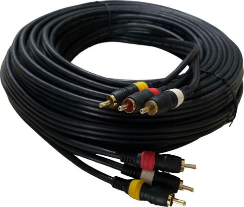 3 Rca + 3 Rca 20 Metre Kablo Ses Aktarım Kablosu