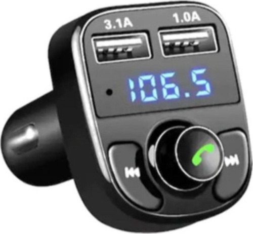 Oto Çakmaklık Araç Kiti X8 Transmitter Bluetooth-Çağrı-Müzik-Fm