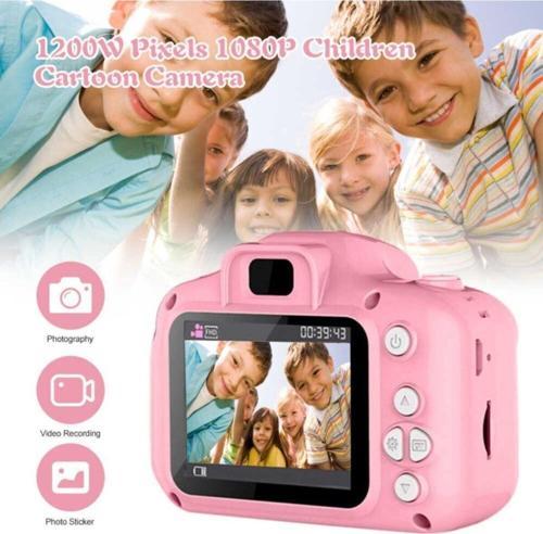 Mini 1080P Çocuklar Için Dijital Fotoğraf Makinesi Oyun Yüklü Hd