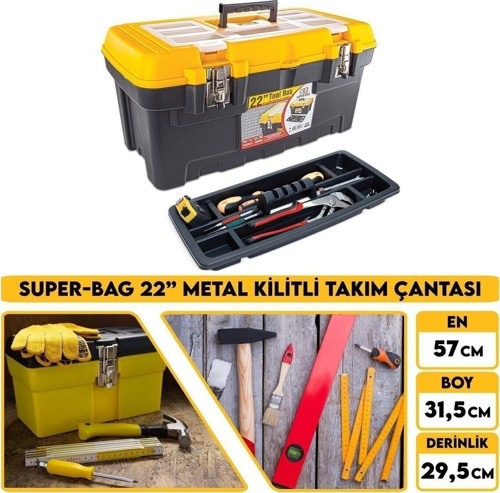 Bag 2078 22'' Metal Kilitli Takım Alet Çantası