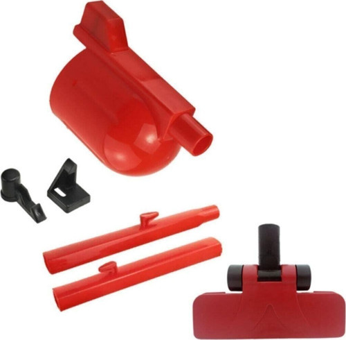 P 1200 Pratik Süpürge Kırmızı Komple Set