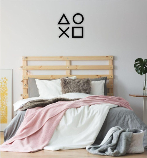 Dekoratif Playstation Tablo - Mdf-Ahşap 30X30Cm