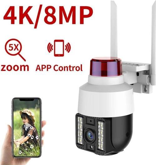 Çakarlı Speed Dome Kablosuz Dış Mekan Güvenlik Kamerası Cmr21 Camera Alarm-Özellikli