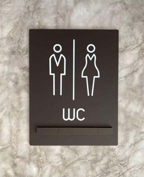 Bitter Serisi Wc Yönlendirme Levhası