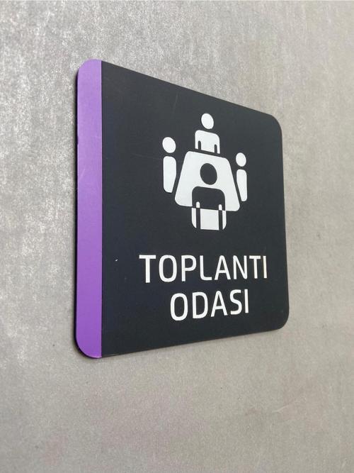 Colour Seri Toplantı Odası Uyarı Levhası