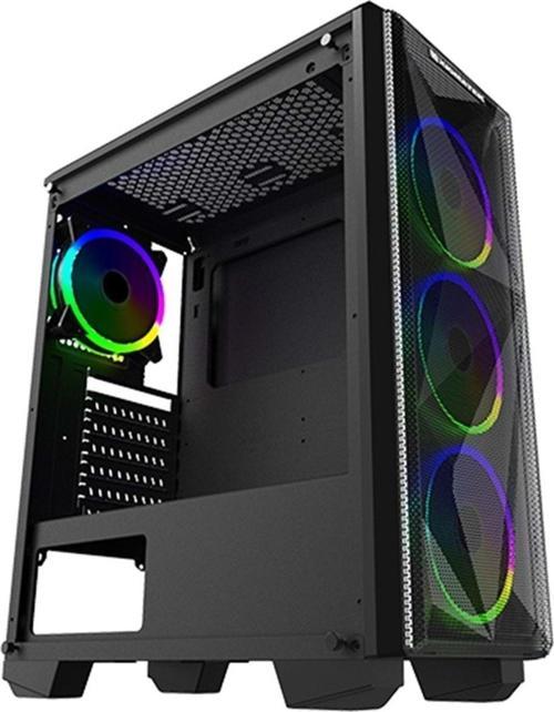 Beast Rgb 650W 80 Plus Gaming Kasa - Temper Cam 4 Adet Fan En43613