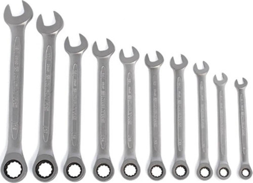 Yofe Profesional Tools 10 Lu Cırcır Kombine Anahtar Takımı