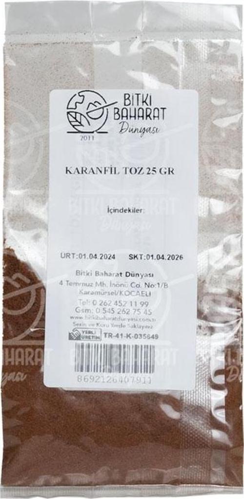 Karanfil Toz 25 Gr