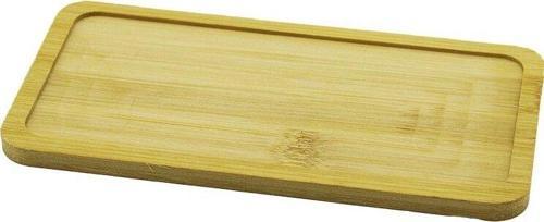 DİKDÖRTGEN  AHŞAP BAMBU YAĞDANLIK ALTLIK  MİNİ TEPSİ   20X10X0.8CM (2818)