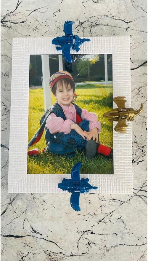 Bebek Çocuk Odası Resim Poster Fotoğraf Çerçevesi Oyuncaklı Ayarlanabilir Ayaklı
