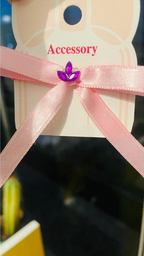 Pembe İnce Bebek Ve Çocuk Toka Saten Kurdele Kristal Çiçek Boncuk Renkli Lastik Toka