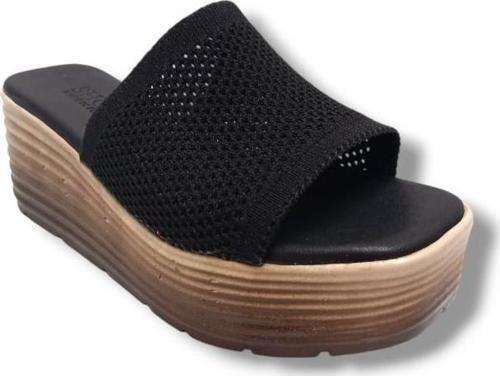 3005-25 Triko Anatomik Dolgu Topuk Kadın Terlik