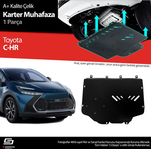 S-Dizayn Toyota C-HR Pro Karter Muhafaza 2023 Üzeri A+ Kalite