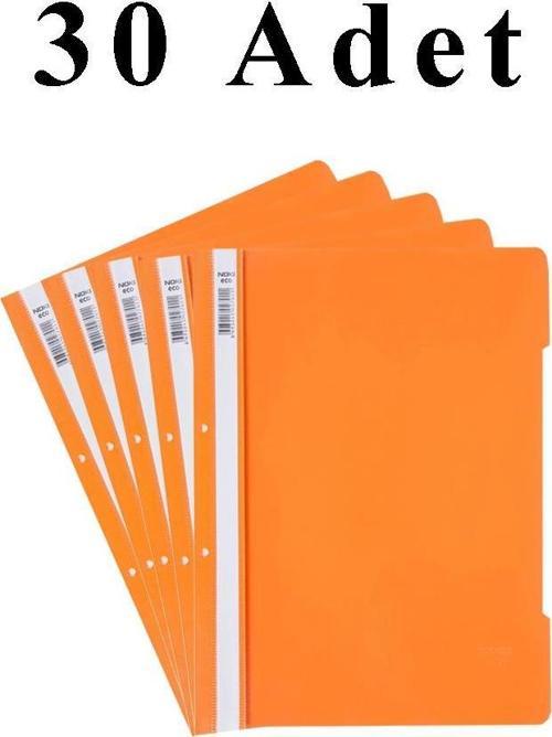 30 Adet A4 Turuncu Telli Dosya 1 Paket Ekonomik Kaliteli Telli Dosya Ofis Büro Okul
