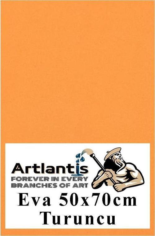 Turuncu Eva 50x70 cm 1 Adet Eva Süngeri Okul Kreş Anasınıfı Elişi Etkinlikleri