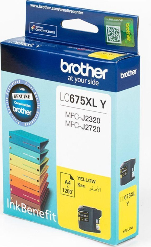 Lc675Xly 1200 Sayfa Kapasiteli Sarı Kartuş Uyumlu