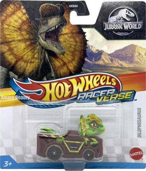 Racerverse Tekli Karakter Araçlar  - Jurassic World Dilophosaurus  HKB86-HKD34