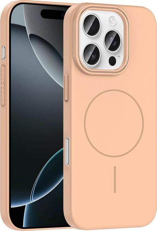 iPhone 16 Pro Kılıf Magsafe Şarj Özellikli Ruby Sert Kılıf