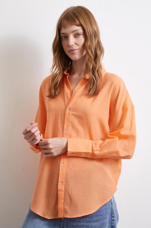 Basic Gömlek Turuncu
