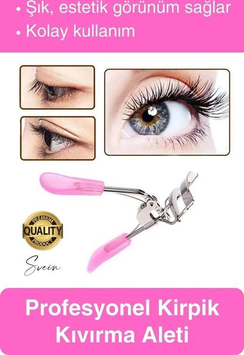 Premium Kirpik Kıvırma Makinesi Manuel Paslanmaz Çelik Şekillendirici Eyelash Curler Kıvırıcı