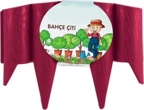 SO-IBC3 Eko İstanbul Bahçe Çiti 4'lü Set 31x23 cm Vişne (102)