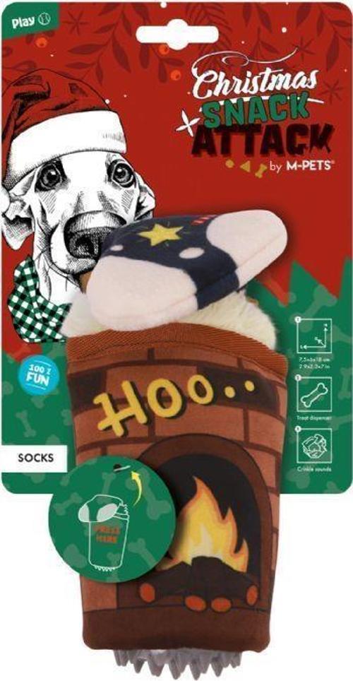CHRISTMAS SOCKS SNACK ATTACK KÖPEK OYUNCAĞI