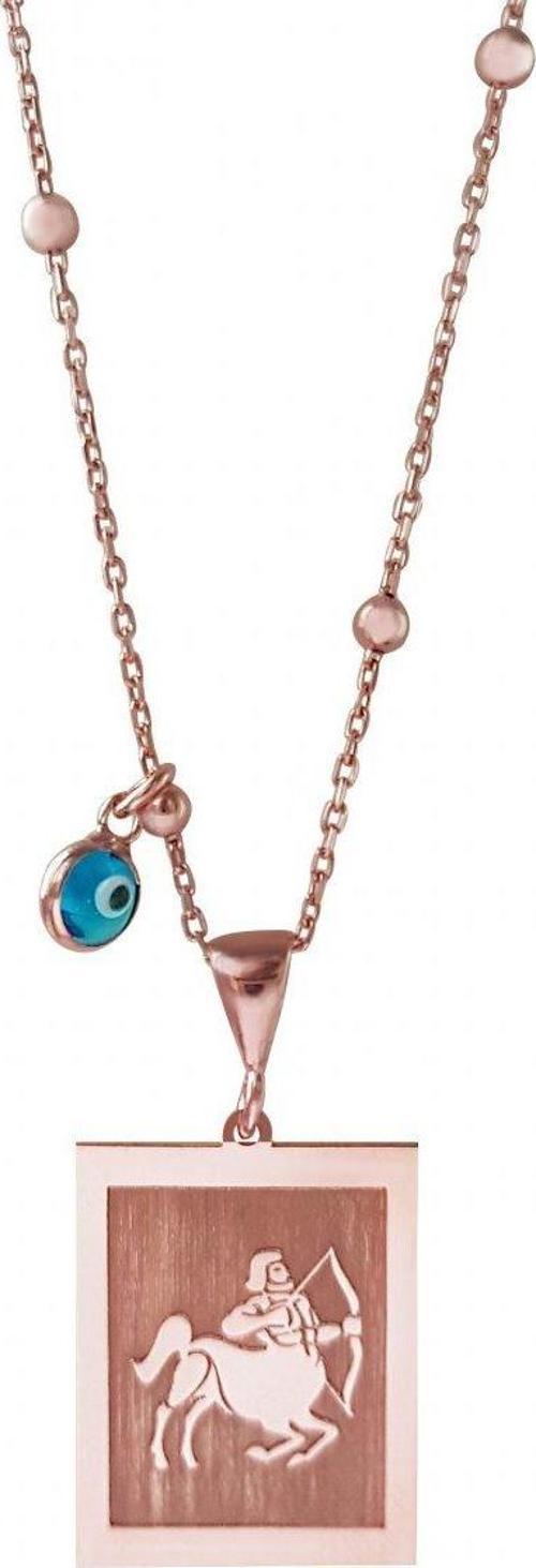 925 Ayar Gümüş Yay Burcu Kolye